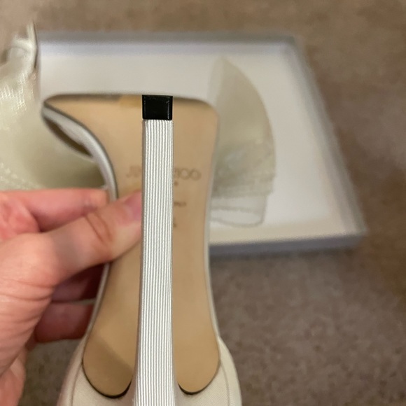 Jimmy Choo Aveline 100 Heels in Latte - Picture 11 of 16
